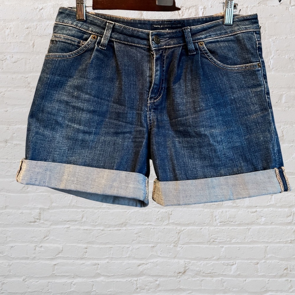 MARC JACOB DENIM SHORTS CUFFED